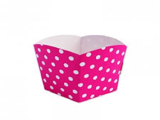 Imagen de Cajita para golosinas lunares fucsia