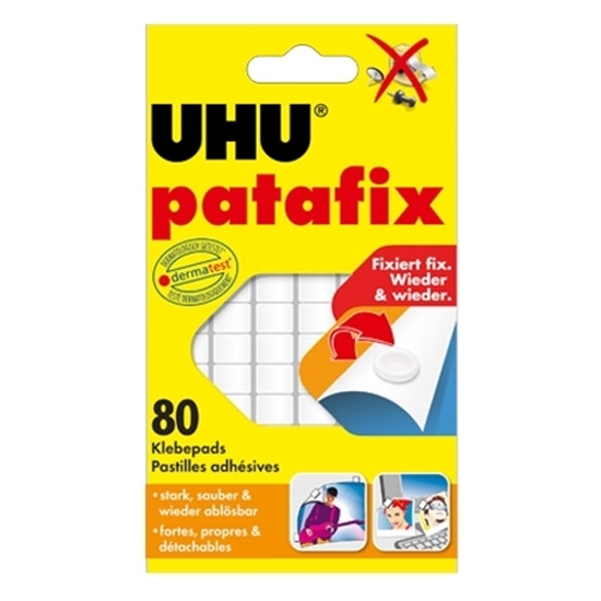 Imagen de Uhu u-tac patafix blanca 80unidades