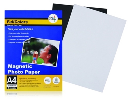 Imagen de Papel Fotografico Magnetico A4 5hojas