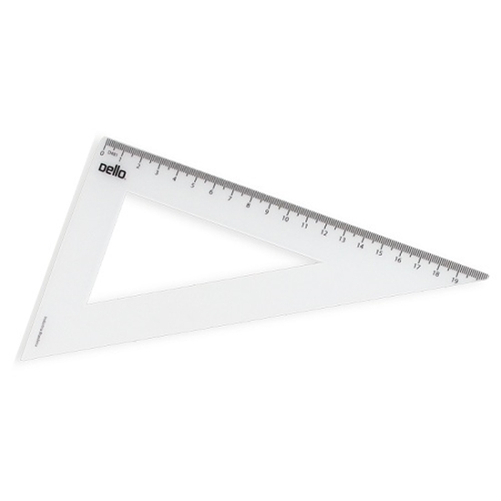 Imagen de Dello escuadra 21x60 cm flexible