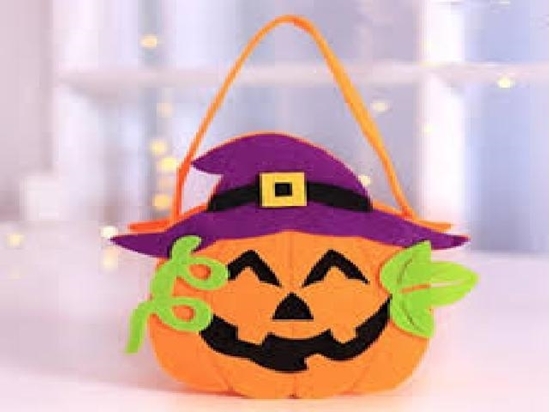 Imagen de Halloween bolsa franela caramelos 4658/240