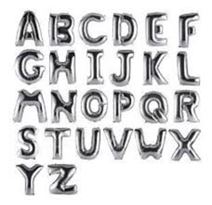Imagen de Globos metalizados letras