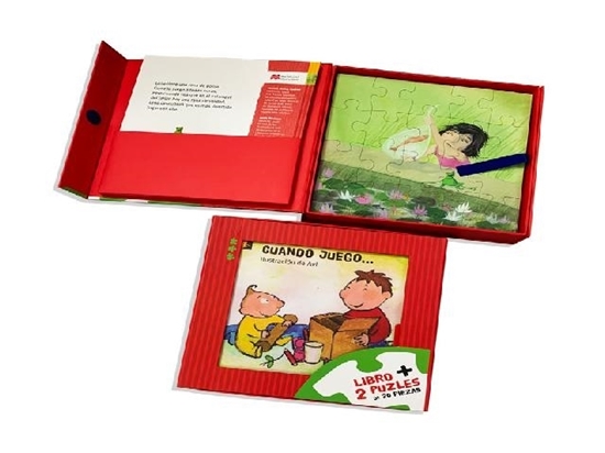 Imagen de Libro leo y juego + 2 puzzles 20pzas