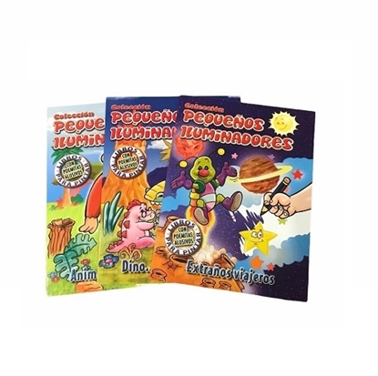 Imagen de Libro cuentos y para pintar Pequeños Iluminadores