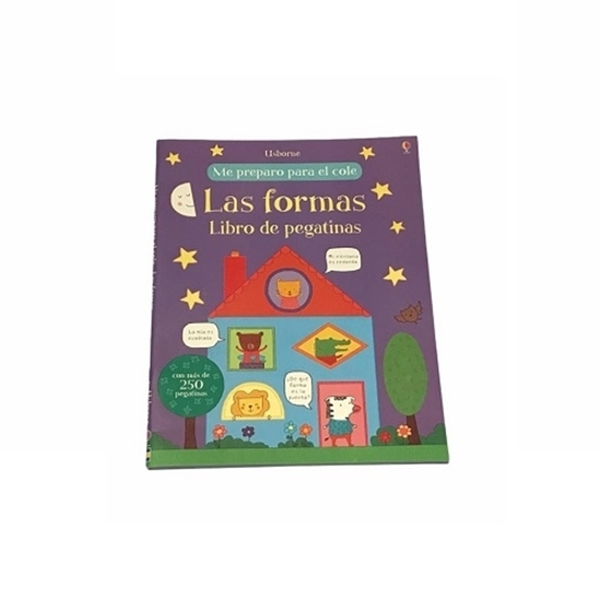 Imagen de Libro las formas usborne libro de pegatinas