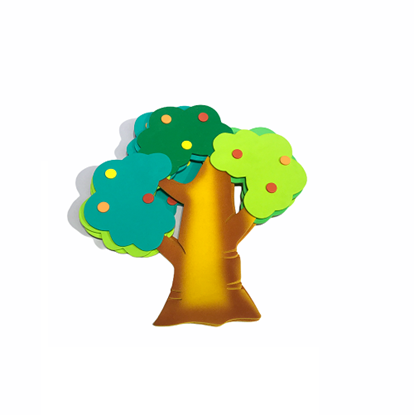 Imagen de Figuras goma eva árbol 4unidades 25cm