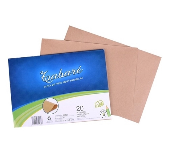 Imagen de Block papel embalaje tabare 110gr 20hojas