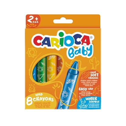 Imagen de crayola Carioca Jumbo baby wild caja 8 unidades