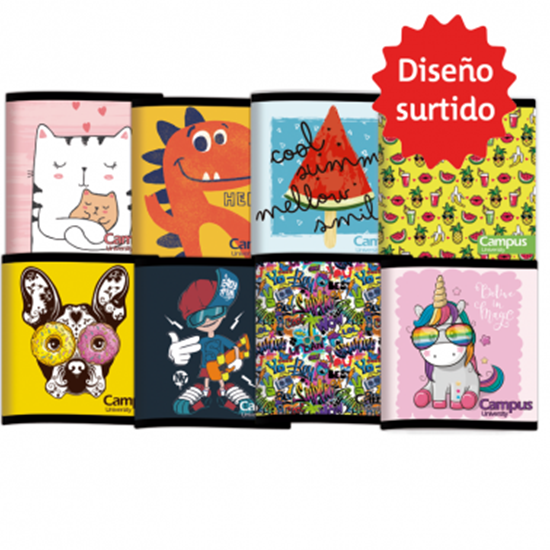 Imagen de Cuaderno 48hojas campus cuadriculado