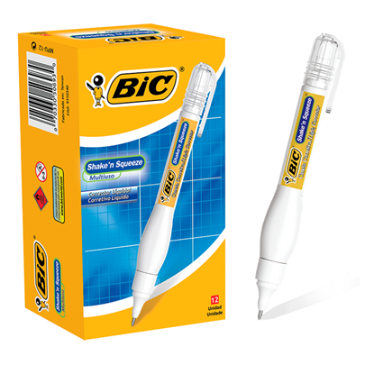 Imagen de Bic corrector shaken squeeze x 12