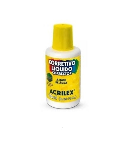 Imagen de Corrector acrilex pincel 6 unidades