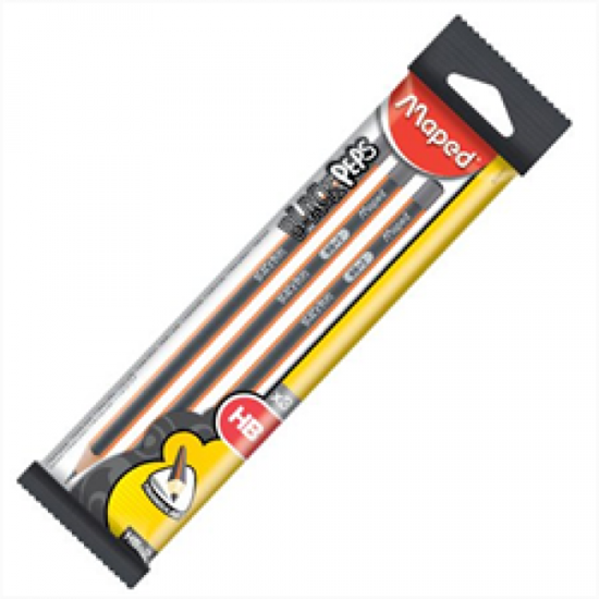 Imagen de Lápiz maped black peps hb x 3