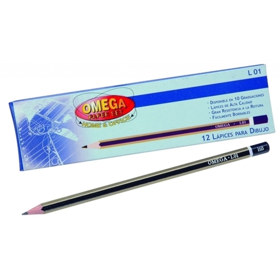 Imagen de Lápiz omega grado 12 unidades