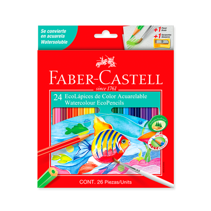 Imagen de Color faber Castell x24 acuarelable