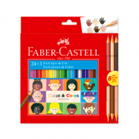 Imagen de Color faber Castell x24 caras y colores