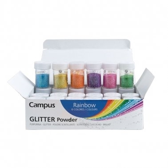 Imagen de Brillantina 8gr polvo surtida x24