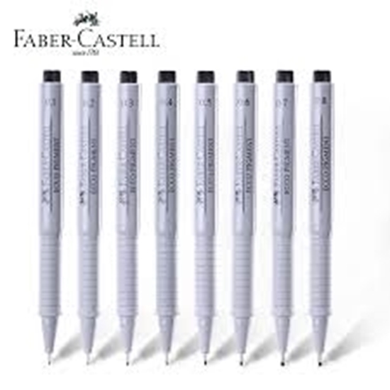 Imagen de Faber Castell Fibra eco pigment negro