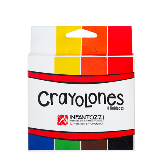 Imagen de Infantozzi crayolones rectangulares x 8