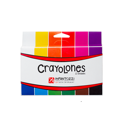 Imagen de Infantozzi crayolones rectangulares x12