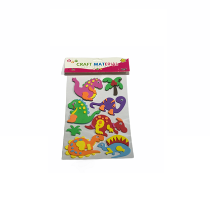 Imagen de Figuras adhesivas goma eva dinosaurios 4140/600