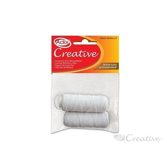 Imagen de Hilo elástico creative blanco 2 unidades