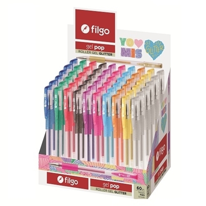 Imagen de Filgo roller gel pop - display 60 glitter