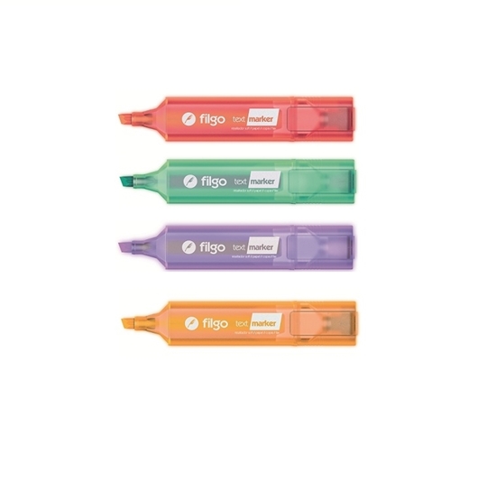 Imagen de Filgo resaltador text marker colores soft - caja x 12