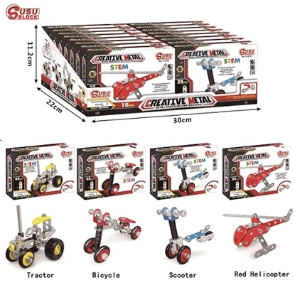 Imagen de Mecano de metal 44 piezas             /192