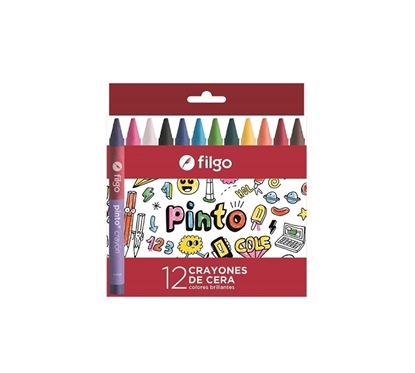 Imagen de Crayola Filgo de cera- estuche 12 finas **