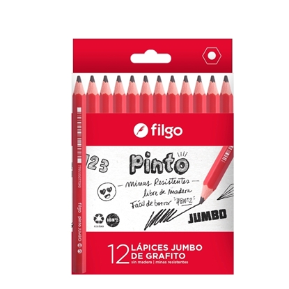 Imagen de Filgo lápiz de resina pinto jumbo