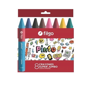 Imagen de Crayola Filgo de cera super jumbo- estuche 8