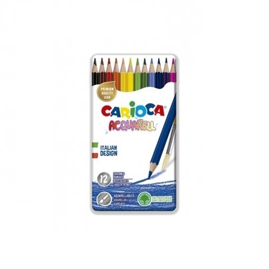 Imagen de Color carioca x12 acuarelable caja en lata