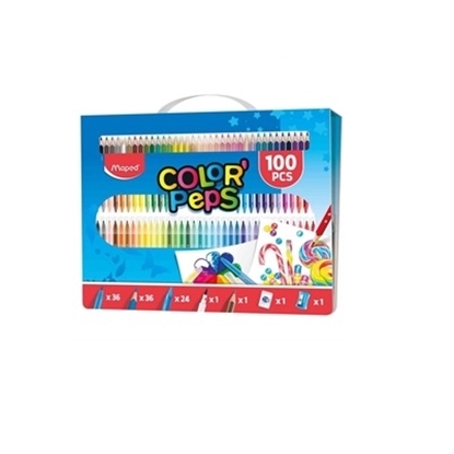 Imagen de Color maped pep set 100 piezas