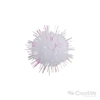 Imagen de Pompom glitter blanco creative 25 unidades