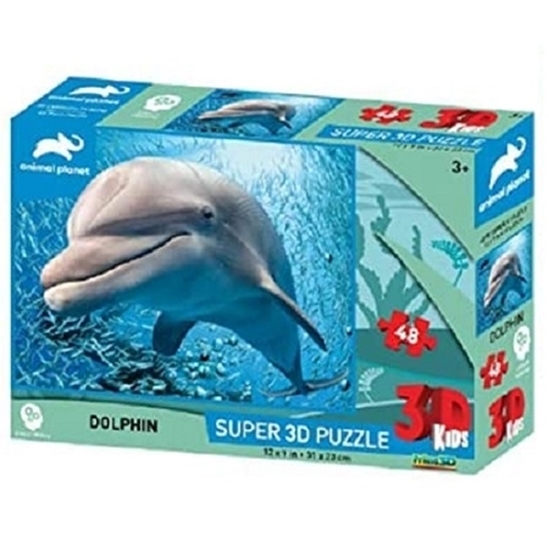 Imagen de Discovery puzzle 3d 48 piezas delfin