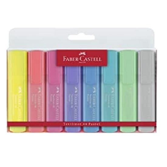 Imagen de Faber Castell Marcador Resaltador  Estuche pastel  x 8