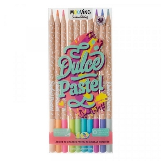 Imagen de Colores mooving pasteles cajax 10 unidades