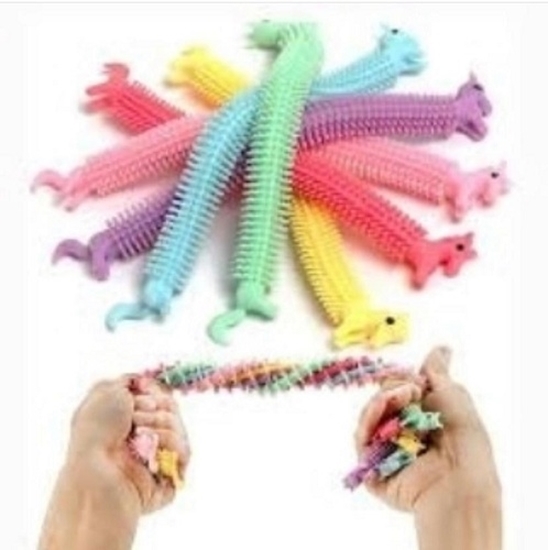 Imagen de a fidget Toy ciempies de goma que se estira