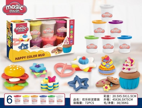 Imagen de Masa 6 potes y 2 moldespara cortar   wk85963687//72