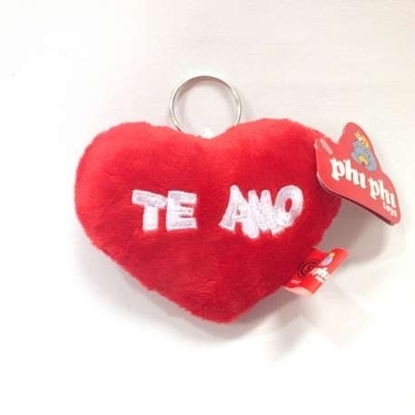 Imagen de Peluche llavero corazon