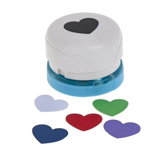 Imagen de Perforadora magnetica 25 mm en forma de corazon
