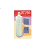 Imagen de Goma de borrar omega electrica blister c/repuestos rosado