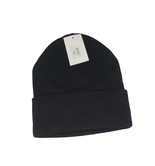 Imagen de Gorro de lana negro liso