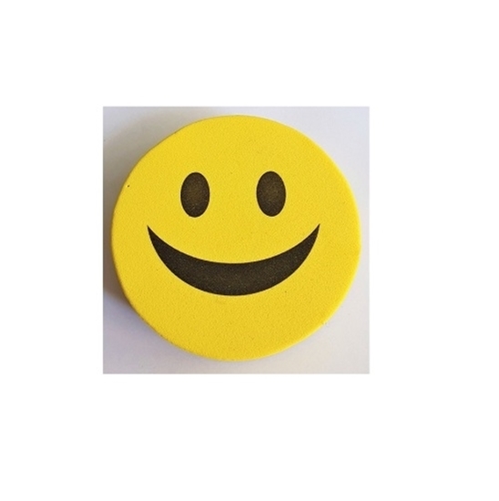 Imagen de Borrador de goma eva carita feliz  x12