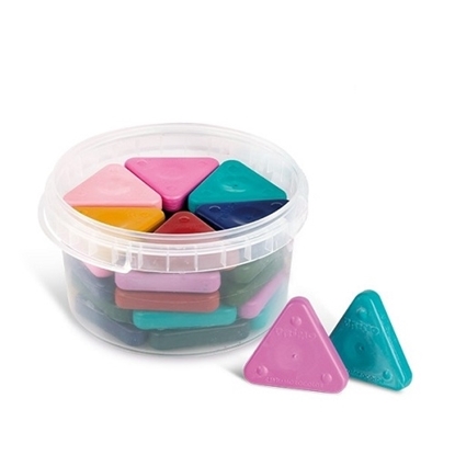 Imagen de Crayola Primo triangulares x 30 - 10 colores pastel surtidos