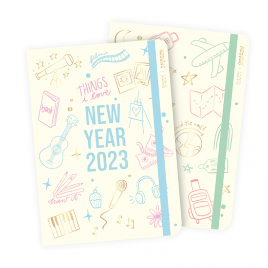 Imagen de Agenda mooving icons dia por pagina cosida