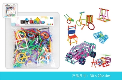 Imagen de A.Didactico Piezas para armar en Bolsa /120