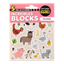 Imagen de Block x5 hojas stickers animales de granja paquete con 5 unidades