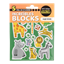 Imagen de Block x5 hojas stickers animales de selva paquete con 5 unidades