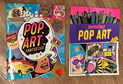 Imagen de Libro para colorear pop art